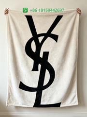 Yves Saint Laurent Throw Blankets